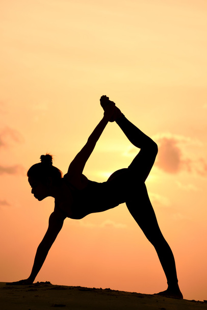 profesjonalne joga kobieta - Zdjęcie, obraz
