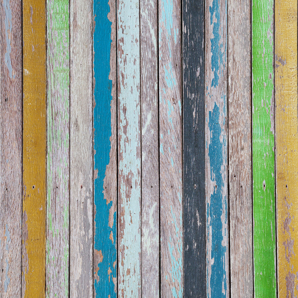Colorful Wood Background - 写真・画像