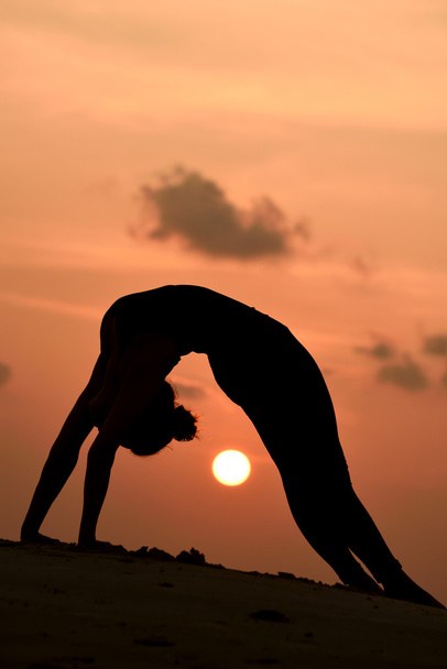 professionelle Yoga-Frau - Foto, Bild