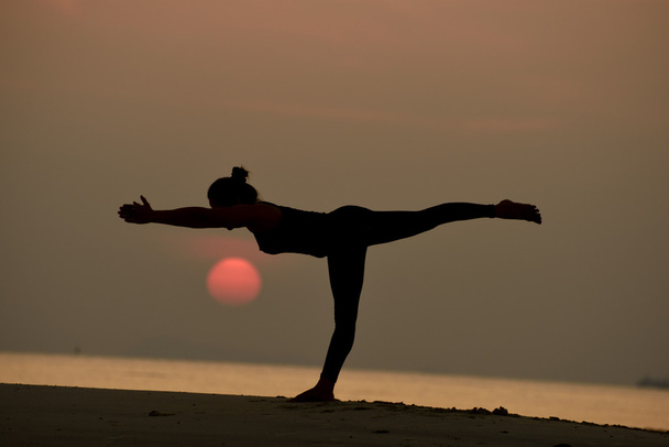 Mulher de ioga profissional
 - Foto, Imagem