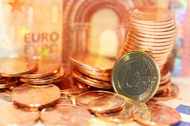 European money euro background - Foto, Imagem