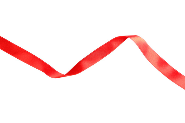 Red ribbon isolated - Photo, Image