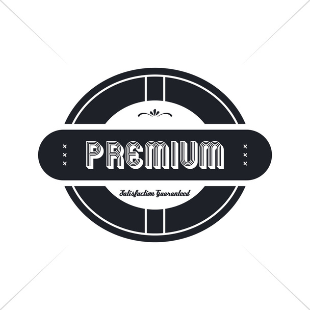 Premium σήμα ετικέτα εικονογράφηση - Διάνυσμα, εικόνα