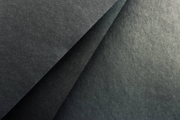 Abstract background with stripes and paper texture. Black color - Foto, imagen