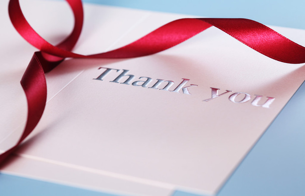 Card with text Thank you - Фото, изображение