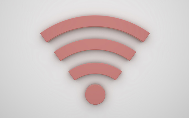 Wireless icon 3d - Photo, Image