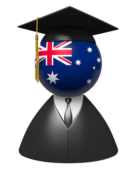 Αυστραλία κολέγιο αποφοίτων έννοια για σχολεία και ακαδημαϊκής εκπαίδευσης - Φωτογραφία, εικόνα