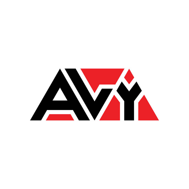 ALY треугольник буквенный логотип с треугольной формой. Монограмма с логотипом ALY треугольника. Векторный логотип треугольника ALY искушают красным цветом. Треугольный логотип ALY Simple, Elegant и Luxurious. ALY - Вектор,изображение