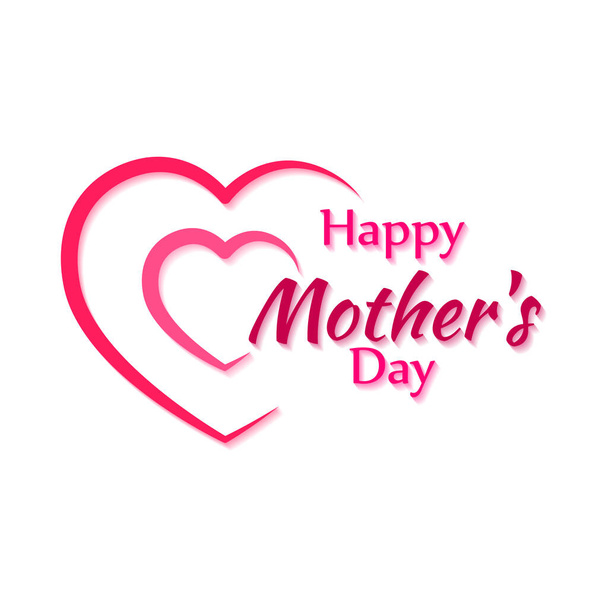 Vector illustration for Happy Mother's Day 8 May - Vector, Imagen