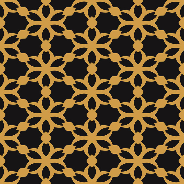 Naadloos gouden patroon in Art Deco stijl op een donkere achtergrond. Ontwerp voor papier, omslag, stof, home decor. - Foto, afbeelding