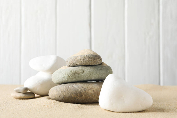 Composition for Zen, Relaxation, Harmony and Balance concept - 写真・画像