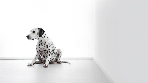 Beyaz arka planda köpek yavruları portresi - Fotoğraf, Görsel