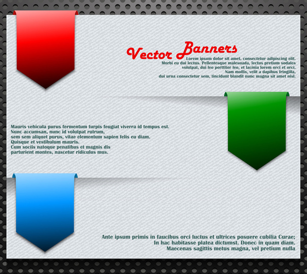 Vector banners - ベクター画像
