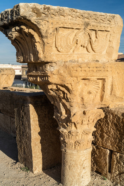 Tebessa - alžírské město na východě země - pozůstatky bazilického komplexu - Fotografie, Obrázek