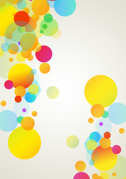 Color bubbles illustration - Fotoğraf, Görsel