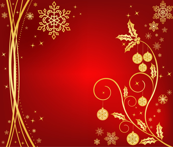 Abstract Christmas background vector - Vector, imagen