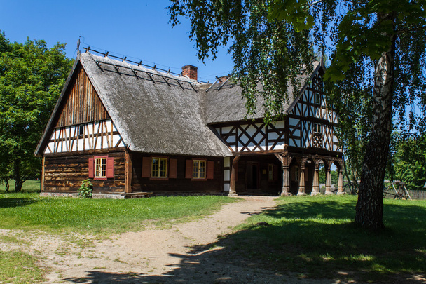 Polská historická vesnice dům - Fotografie, Obrázek