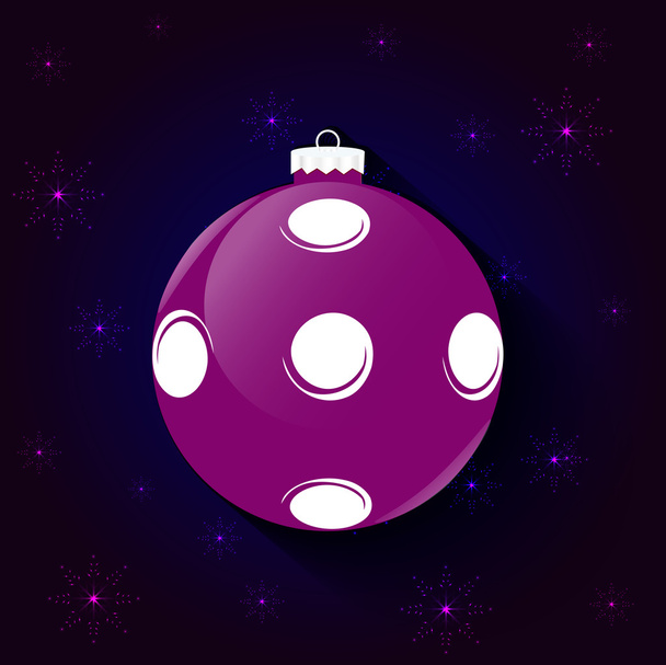 Christmas decoration ball - Vektor, Bild
