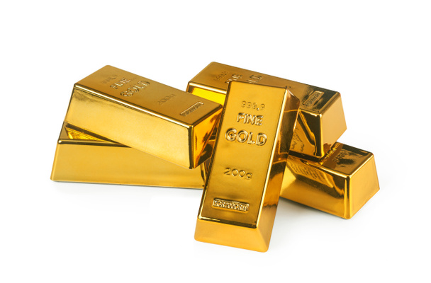 lingotes de oro
 - Foto, Imagen