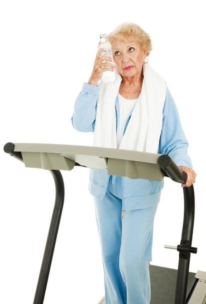 Fit Senior Woman - Sweaty and Tired - Fotoğraf, Görsel
