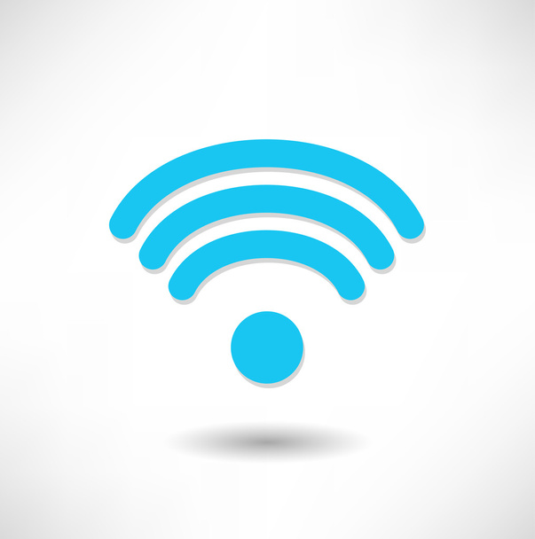 Wi-Fi, kablosuz simgesini - Vektör, Görsel