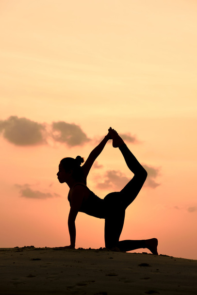 szakmai jóga nő - Fotó, kép
