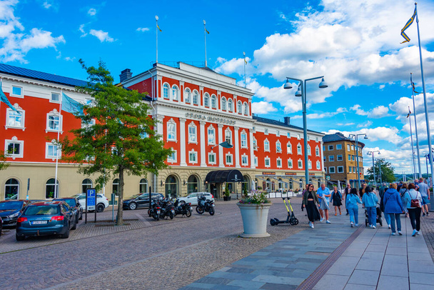 Jonkoping, Sweden, July 16, 2022: Stora hotel in Swedish town Jonkoping.IMAGE - Фото, зображення