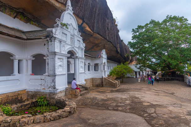 Dambulla, Sri Lanka, February 10, 2022: Dambulla Cave Temple Complex in Sri Lanka. - Zdjęcie, obraz