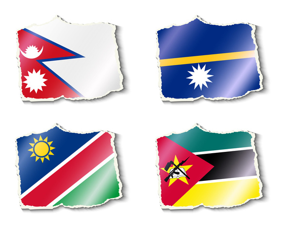 flags of the world - Vector, Image