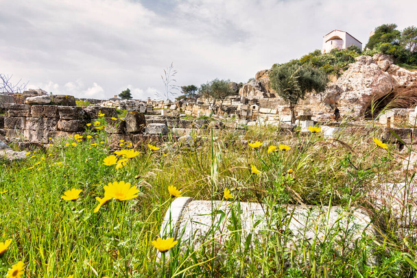Ruínas no sítio arqueológico de Eleusis, Attica, Grécia. - Foto, Imagem