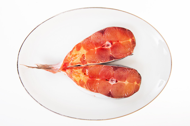 frischer Fisch, in Stücke geschnitten - Foto, Bild