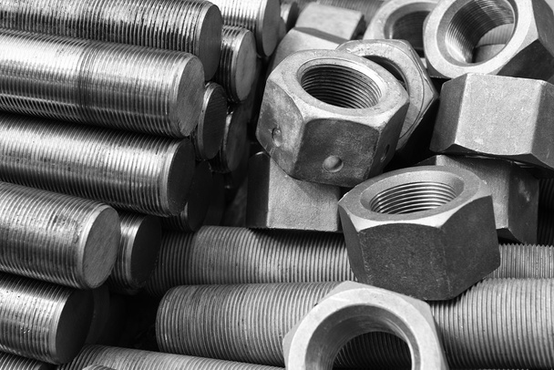 Screws and bolts pile - Photo, Image