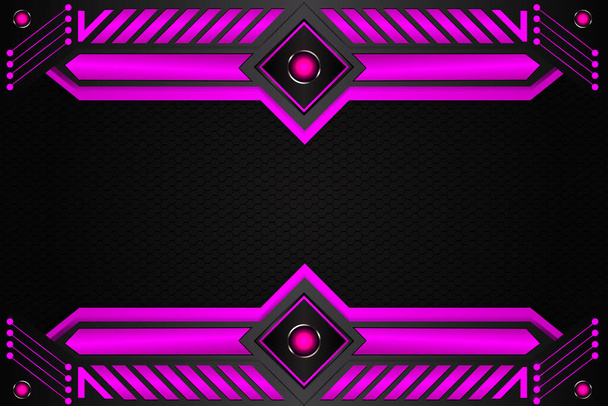 Abstract background with black and pink color - Vetor, Imagem