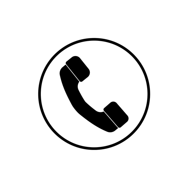  telephone icons set on white background - Photo, Image