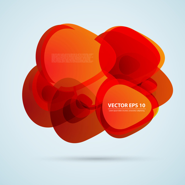 Vector color background abstract circles. - Vector, afbeelding