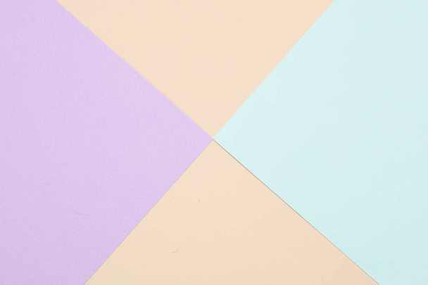 Birçok pastel renkli kağıt tabakasının arkaplanı - Fotoğraf, Görsel