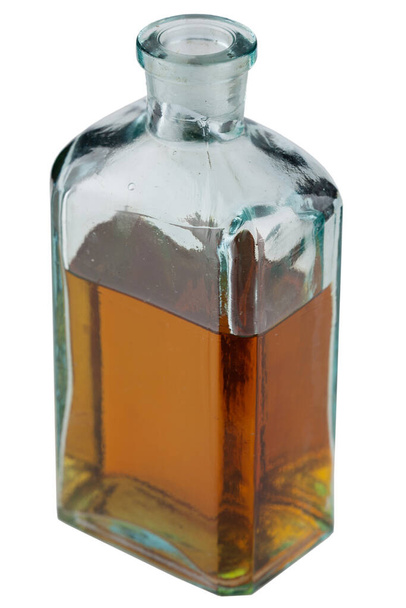 Old west whiskey bottle isolated on white background - Φωτογραφία, εικόνα