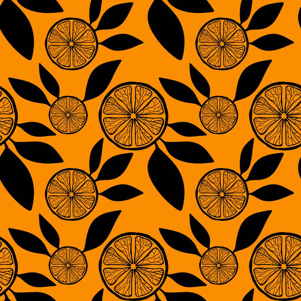 Cartoon summer seamless lemon pattern for wrapping paper and fabrics and linens and kids clothes print and swimsuit textiles and festive packaging. High quality illustration - Foto, Imagen