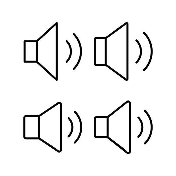 Speaker icon vector illustration. volume sign and symbol. loudspeaker icon. sound symbol - Vector, Image