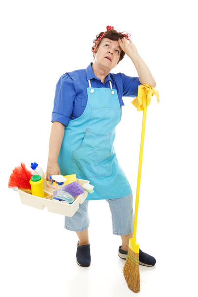 Unhappy Housekeeper - Foto, imagen