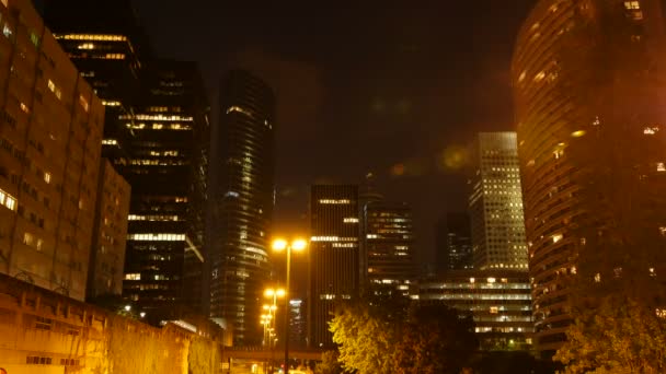 Nächte Stadtbeleuchtung - Filmmaterial, Video