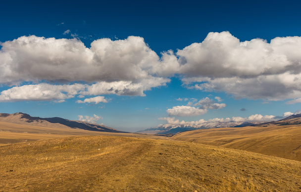 Paisaje tranquilo. Steppe Kazajstán
 - Foto, Imagen