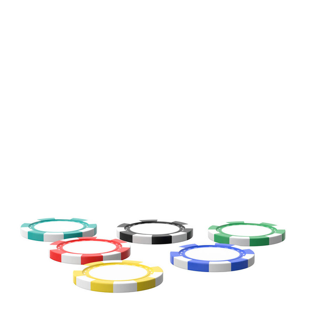 Casino chips. 3D chip. - Photo, Image