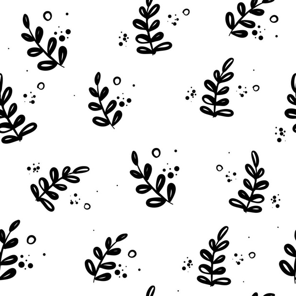 vector seamless pattern. floral stylish background, Isolated vector illustration for kids design prints, posters, t-shirts, stickers - Vecteur, image
