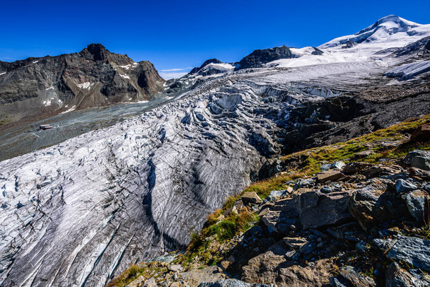 Feegletscher glacier in Wallis Alps in Switzerland. - Foto, Bild