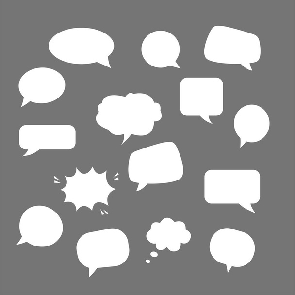 speech bubble chat bubble image - Vektor, kép