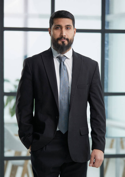 Business concept - portrait Handsome business man with a confident face. - Zdjęcie, obraz