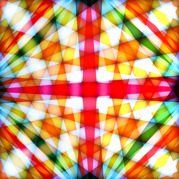 Fond multicolore avec rayons croisés
 - Photo, image
