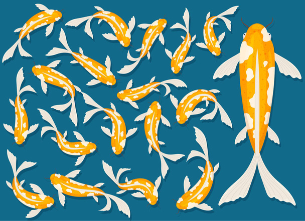 Fish vector design illustration isolated on white background - Vektor, Bild