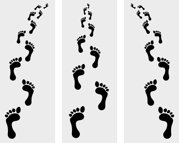 Footsteps - Vector, Image